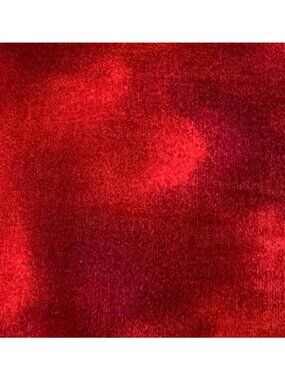 Marbled Red Cotton Fabric 1/2 yard x 44" British Basics The Woodrow Studio